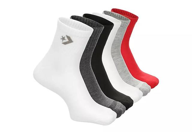 Converse Men's Star Chevron Quarter Socks 6 Pairs Product Image