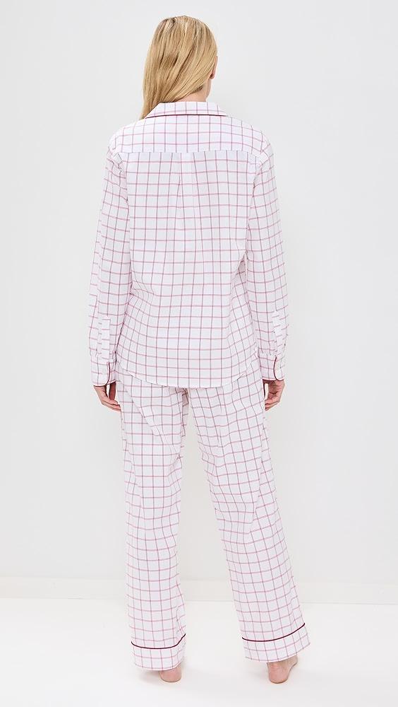 Petite Plume Garnet Tattersall Women's Pajama Set | Shopbop Product Image