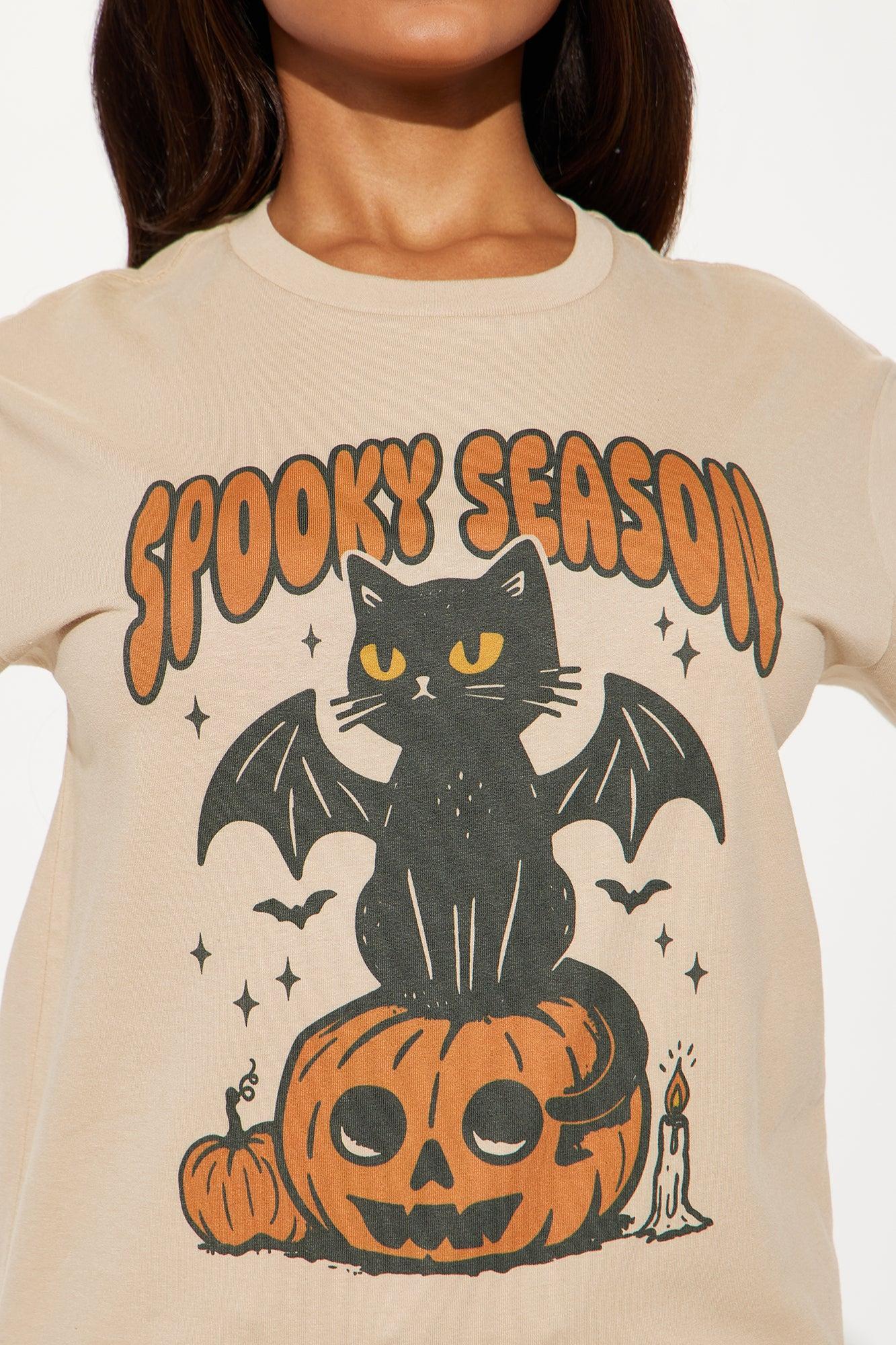 Spooky Season Is Here Tee - Sand Product Image