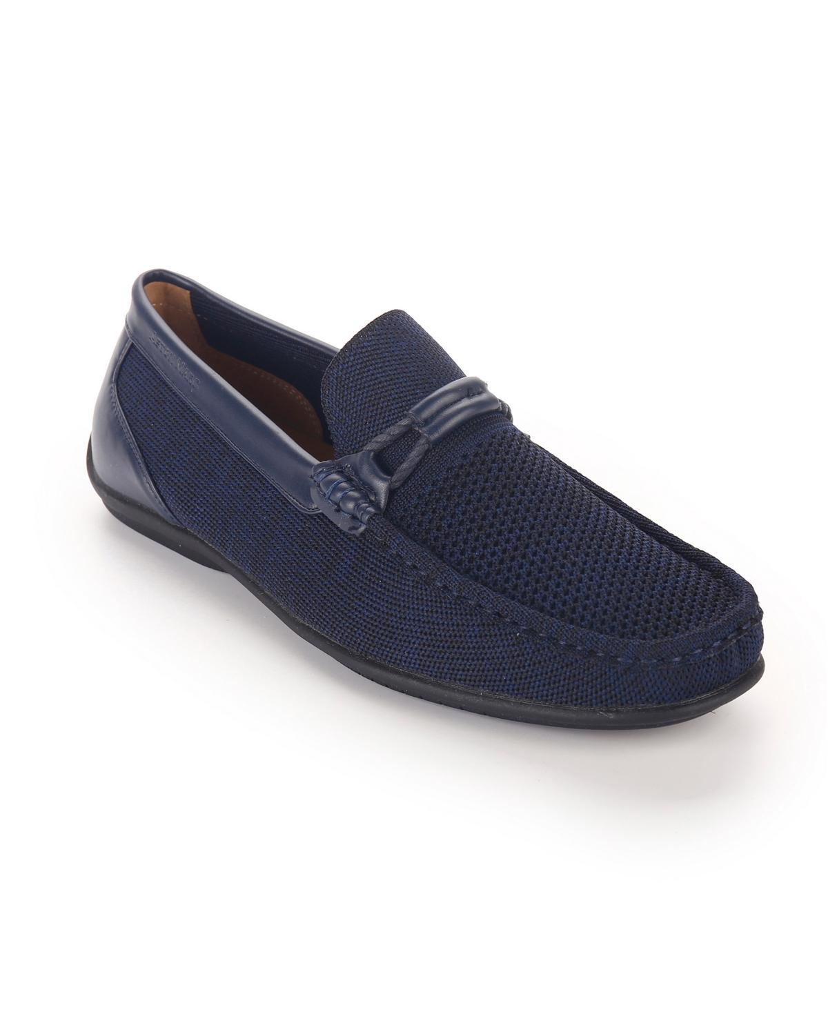 Aston Marc Mens Knit Lace-Strap Driving Loafer Product Image