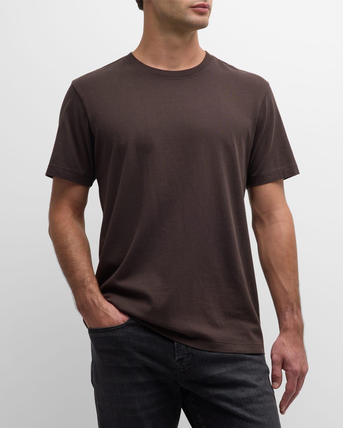 Mens Short-Sleeve Logo Cotton T-shirt Product Image