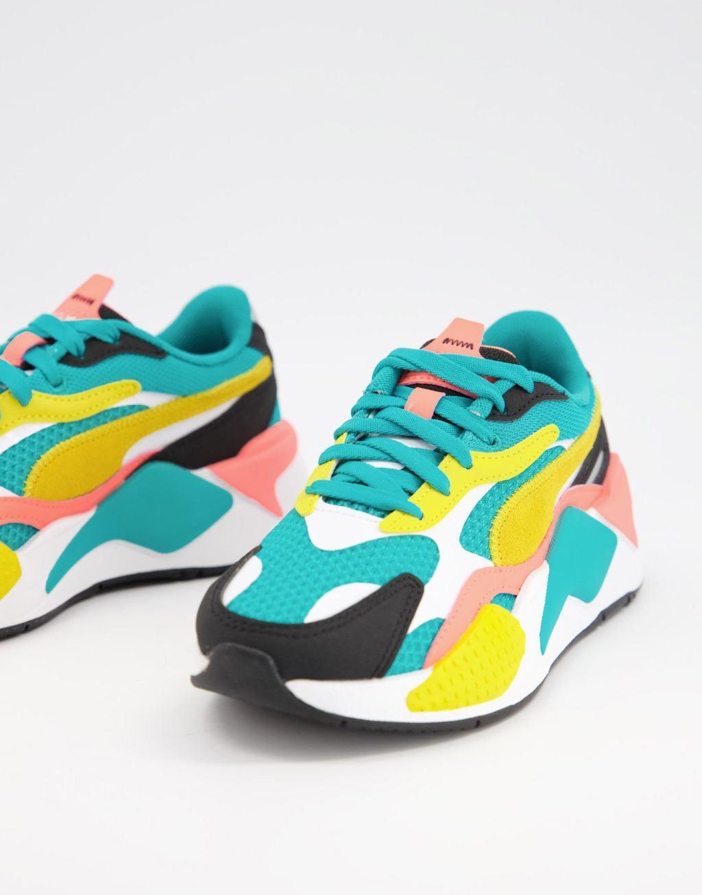 Puma RS-X3 sneakers in teal Product Image