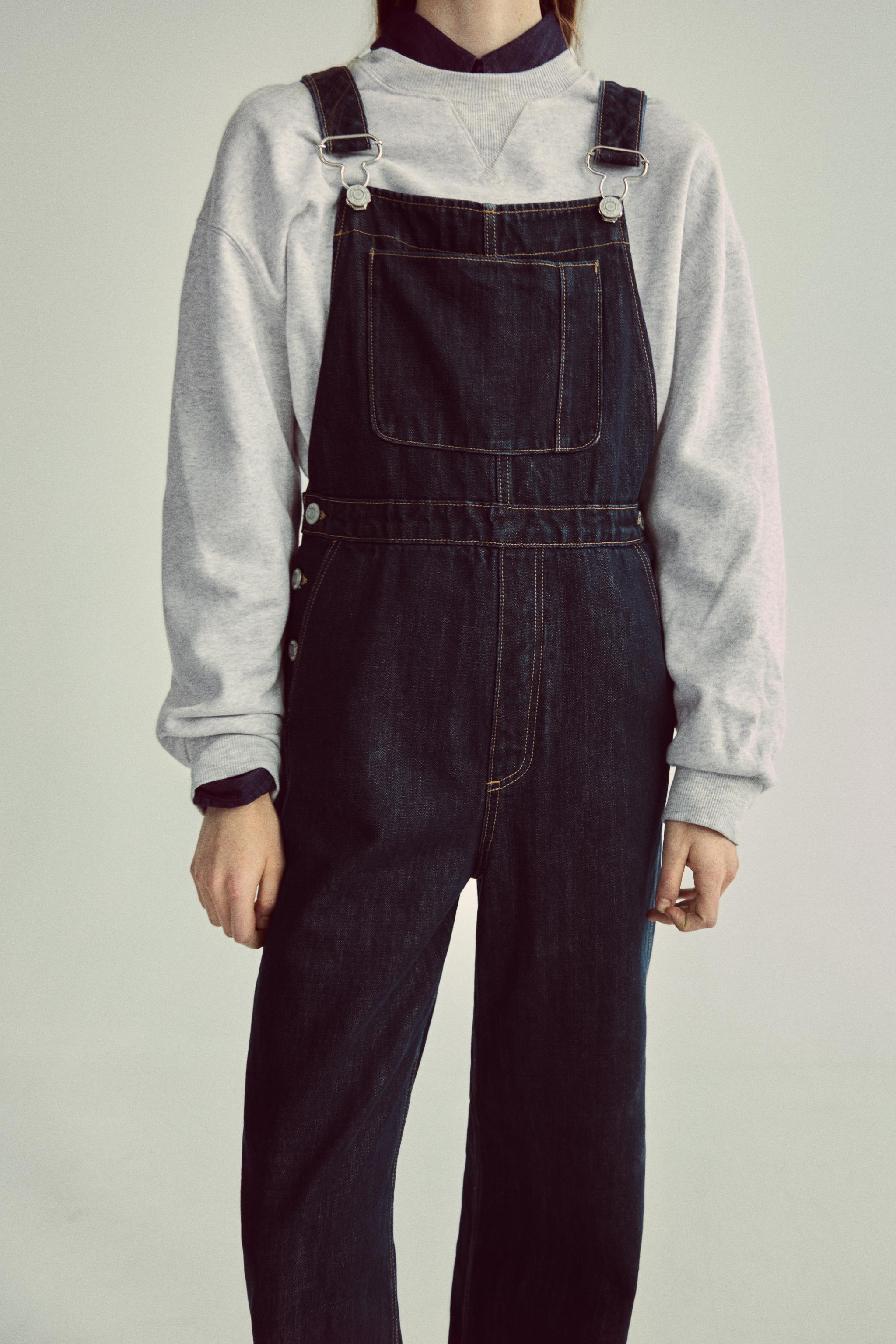 TRF LONG DENIM OVERALLS Product Image