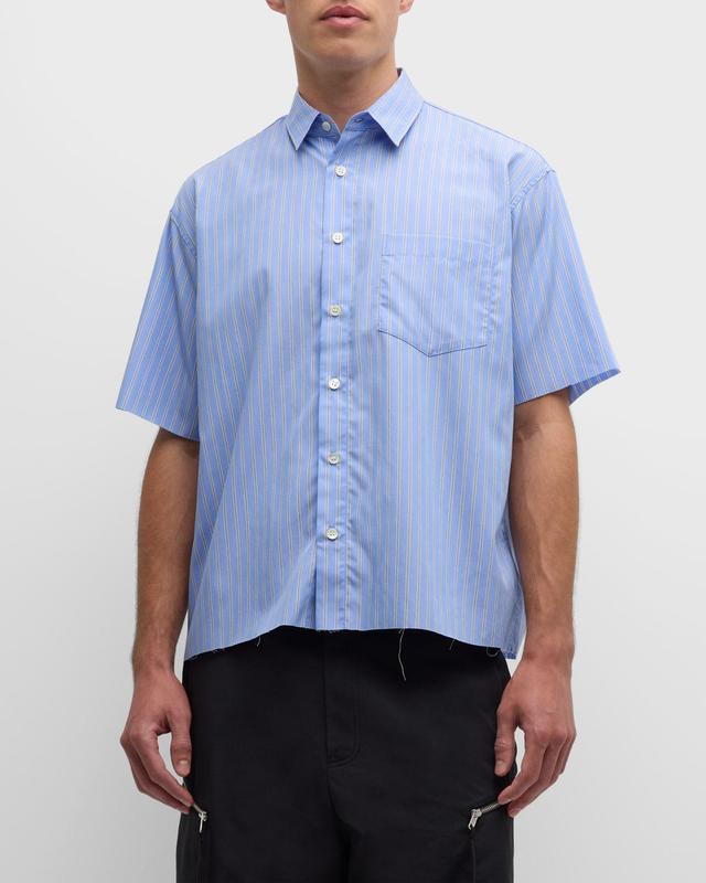 Mens Hemi Striped Poplin Sport Shirt Product Image