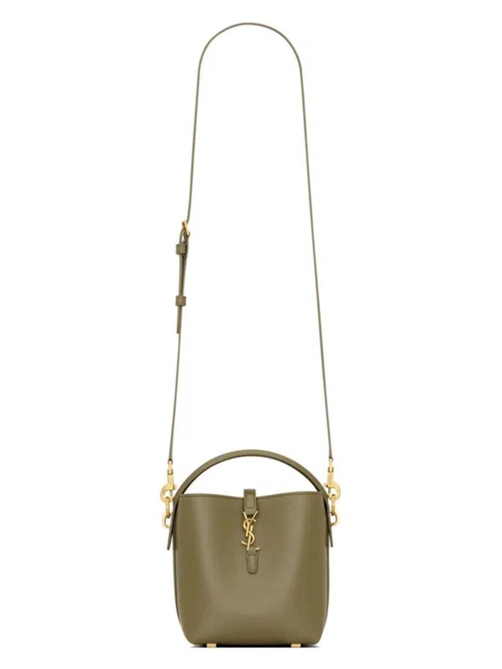 Mini Le 37 Bucket Bag In Elmwood Product Image