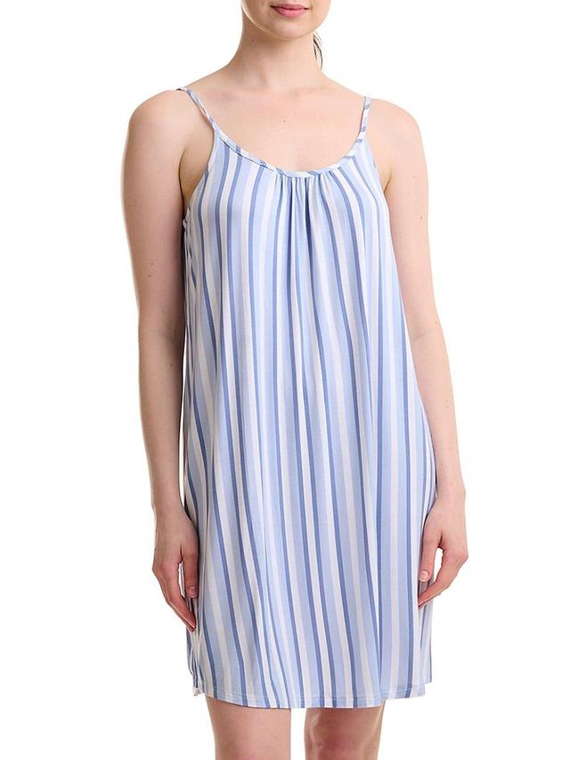 Splendid Stripe Strappy Knit Chemise Product Image