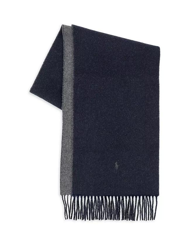 Wool-Cashmere Double Sided Scarf Product Image