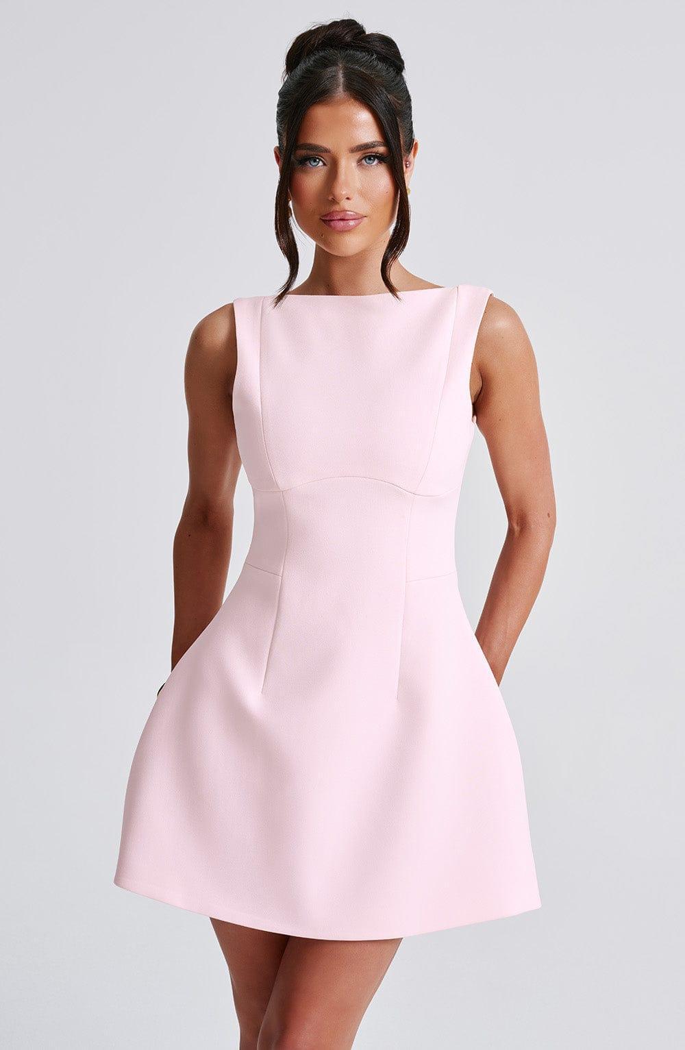 Alana Mini Dress - Blush Product Image