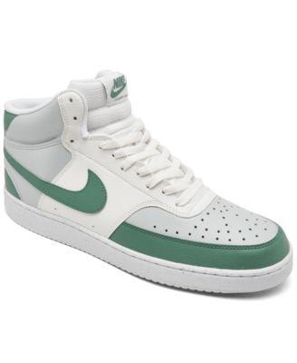 Nike Mens Court Vision Mid Next Nature Casual Sneakers from Finish Line - White Product Image