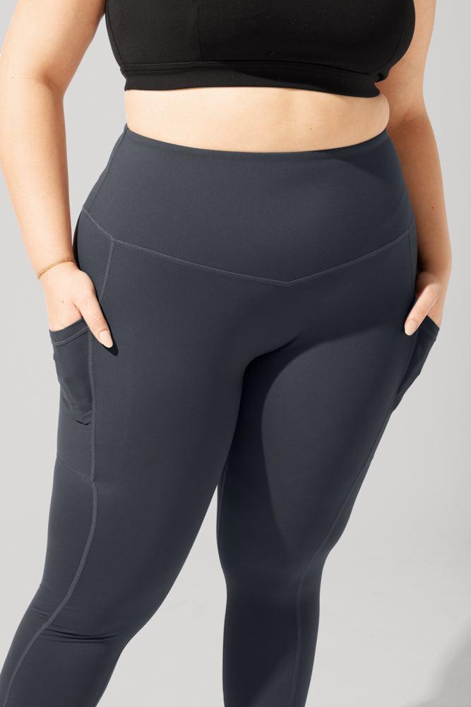 Supersculpt™ Leggings with Pockets - Smoky Grey Product Image