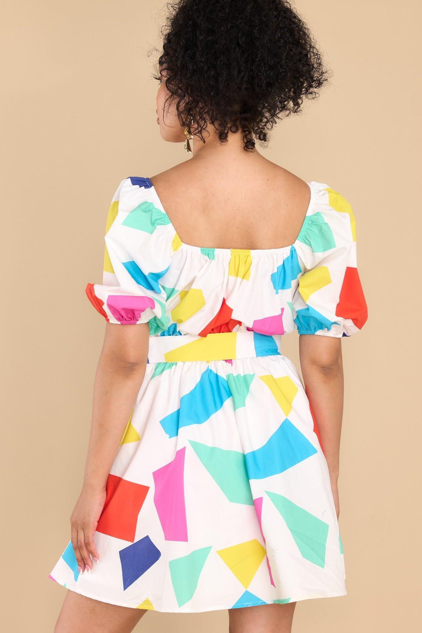 The Complicated Way White Print Dress Product Image