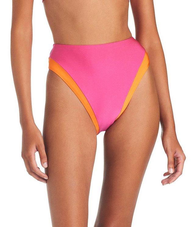 Sanctuary Twice As Nice Solid High Waist Swim Bottom Product Image