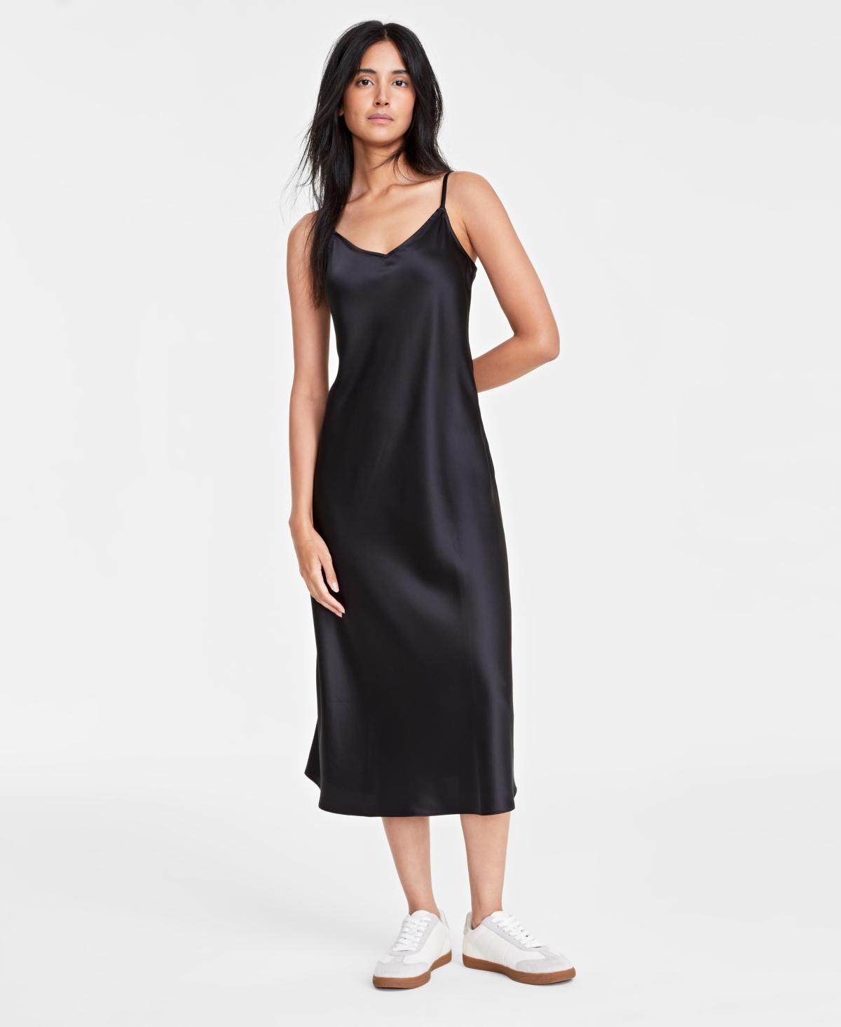 On 34th Womens Satin Midi Slipdress, Created for Macys Product Image