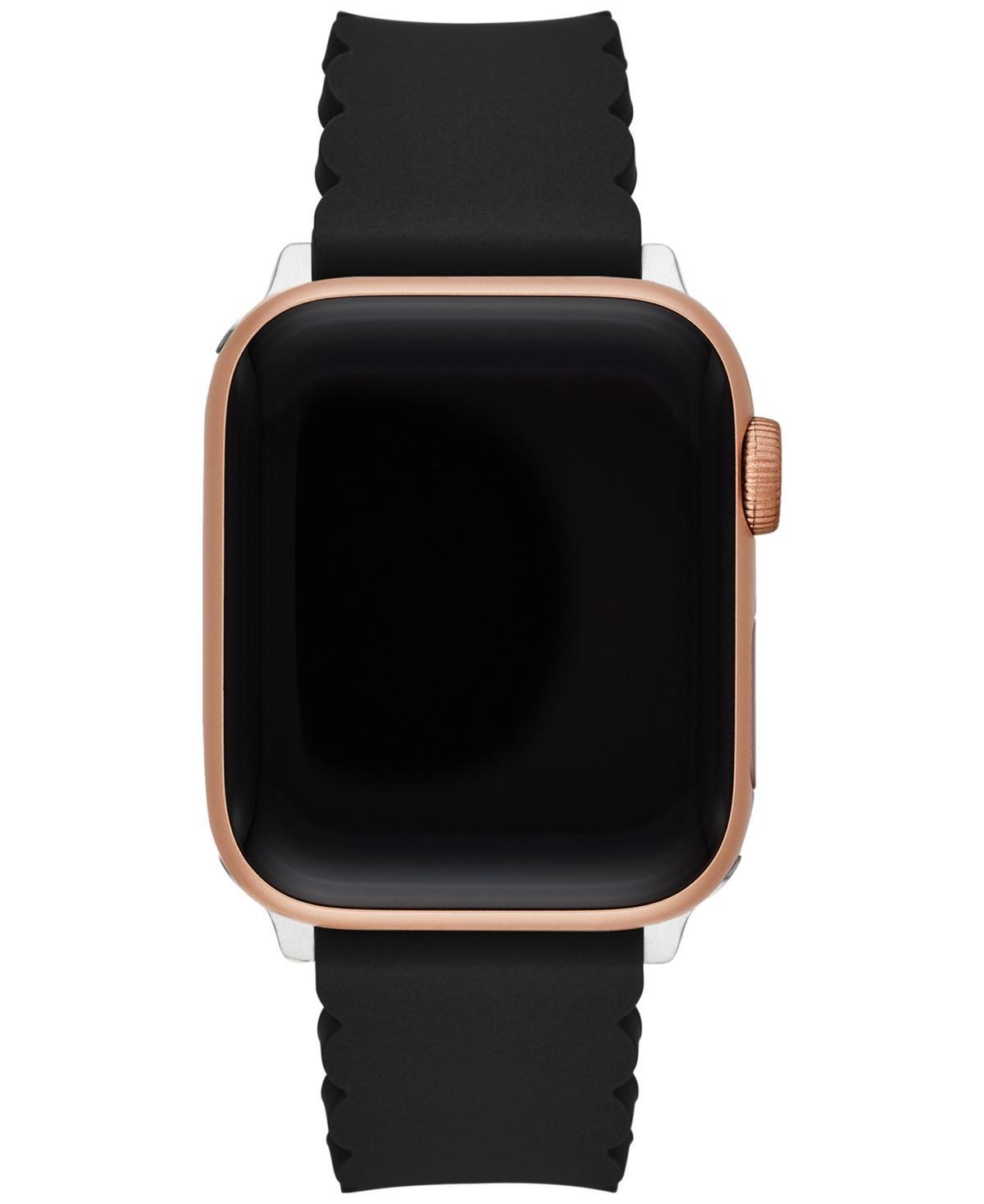 kate spade new york Black Scallop Silicone Band for Apple Watch, 38mm & 40mm Product Image