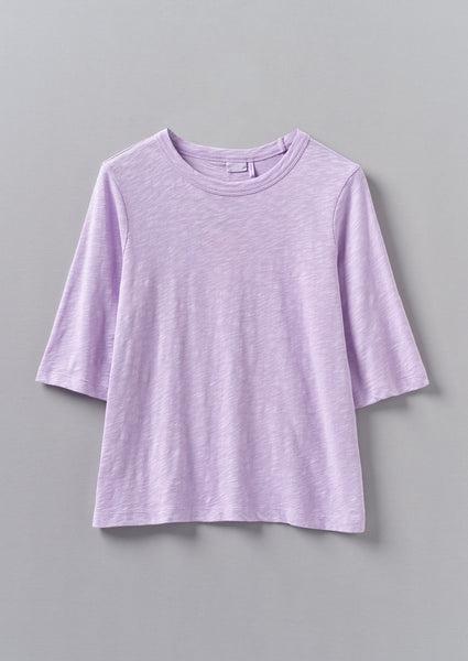 Cleo Garment Dyed Organic Cotton Tee | Lupine Product Image