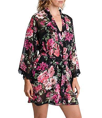 Womens Beautiful Stranger Floral Chiffon Robe Product Image