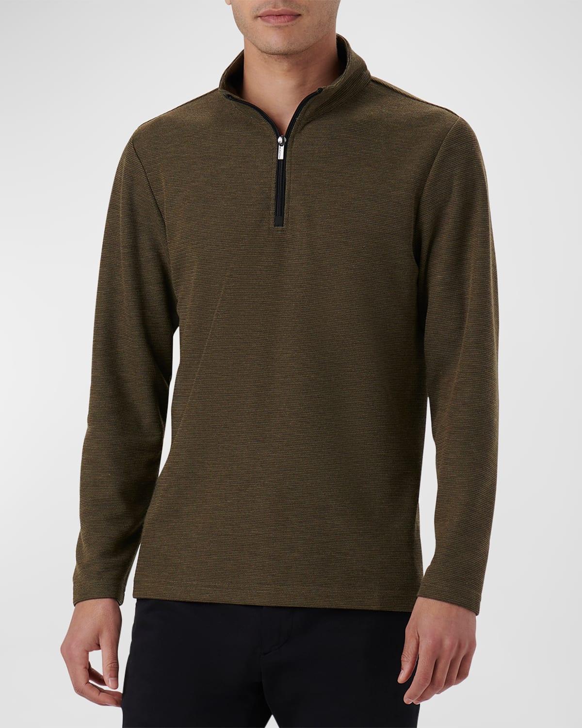 Mens Quarter-Zip Sweater with Back Pocket Product Image