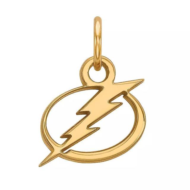 LogoArt 10k Gold Tampa Bay Lightning Mini Logo Pendant, Womens, 10k Yellow Gold Product Image