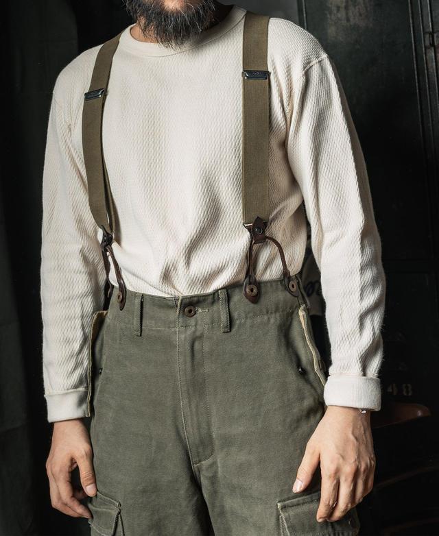 USAF X Back Suspenders - Olive Product Image