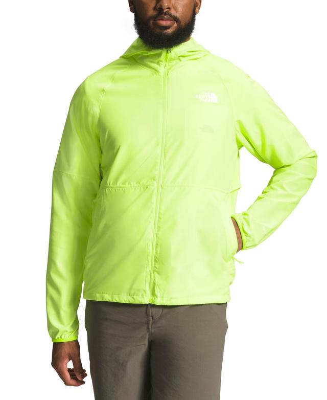 The North Face Mens Flyweight Packable Hooded Windbreaker Product Image