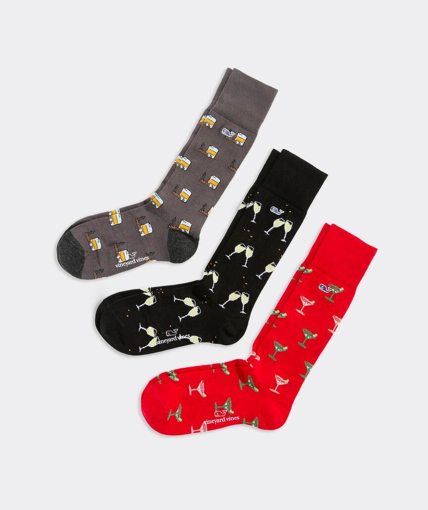 Holiday Party 3-Pack Socks Product Image