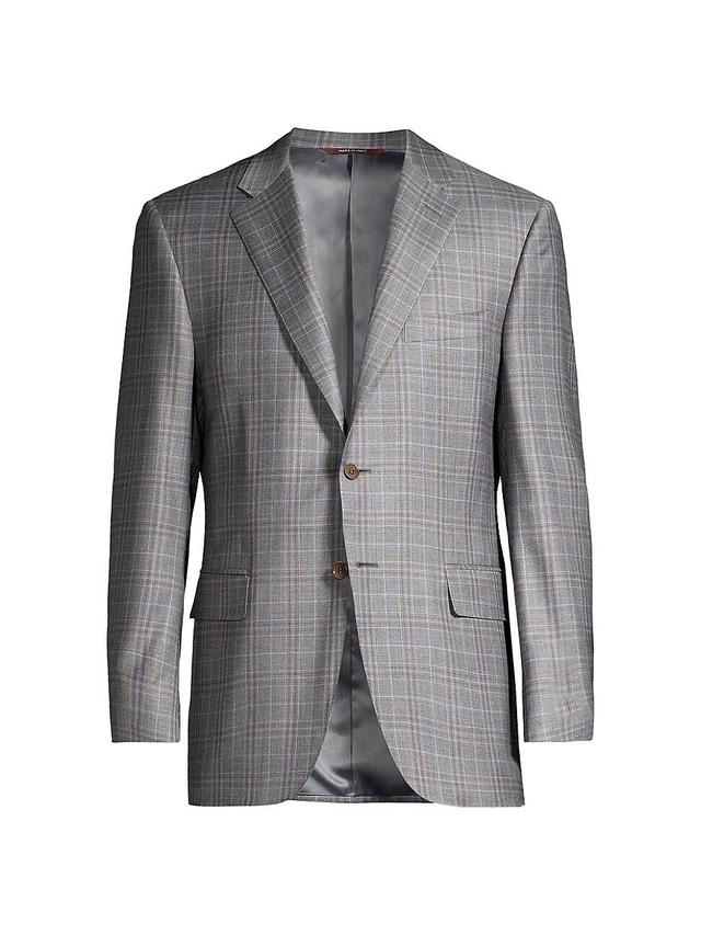 Mens Siena Plaid Wool Sportcoat Product Image