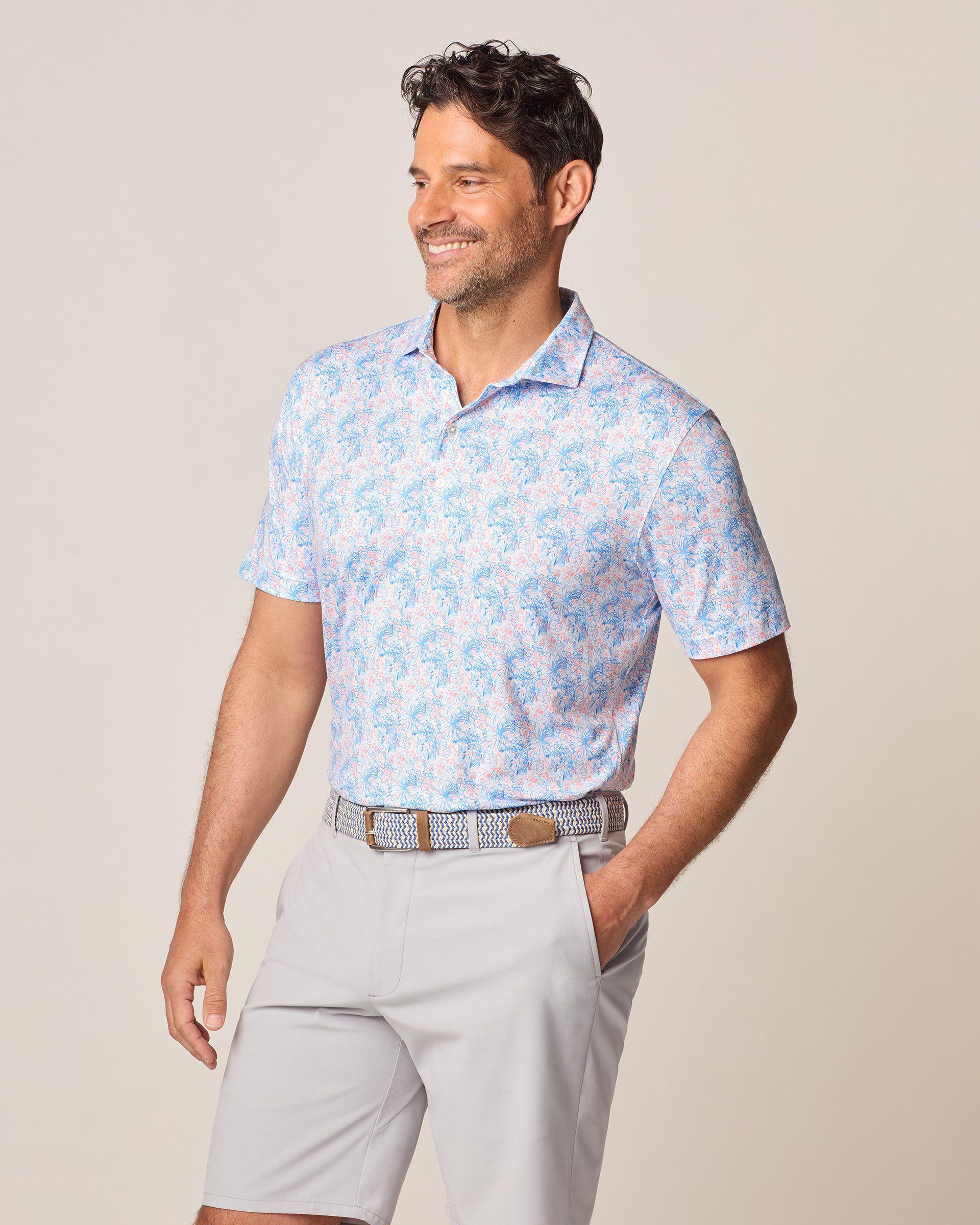 Sebastian Printed Featherweight Performance Polo Male Product Image