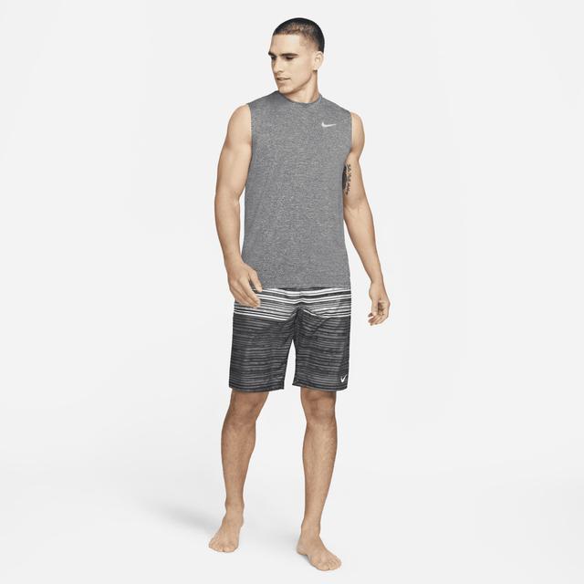 Nike Men's Heathered Sleeveless Hydroguard Swim Shirt Product Image