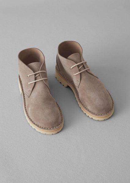 Fracap Suede Desert Boots | Sand Product Image