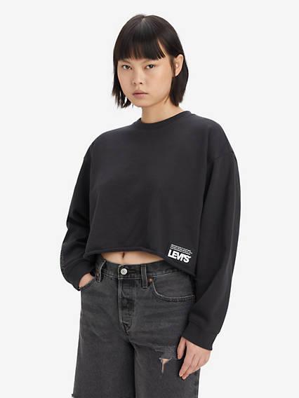 Levi's Carla Raw Cut Crewneck Sweatshirt - Women's Product Image