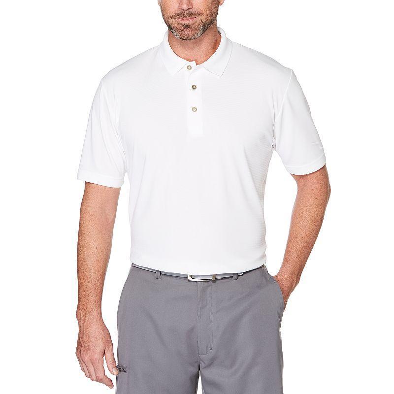 Mens Grand Slam Off Course Slim-Fit Textured Golf Polo Product Image