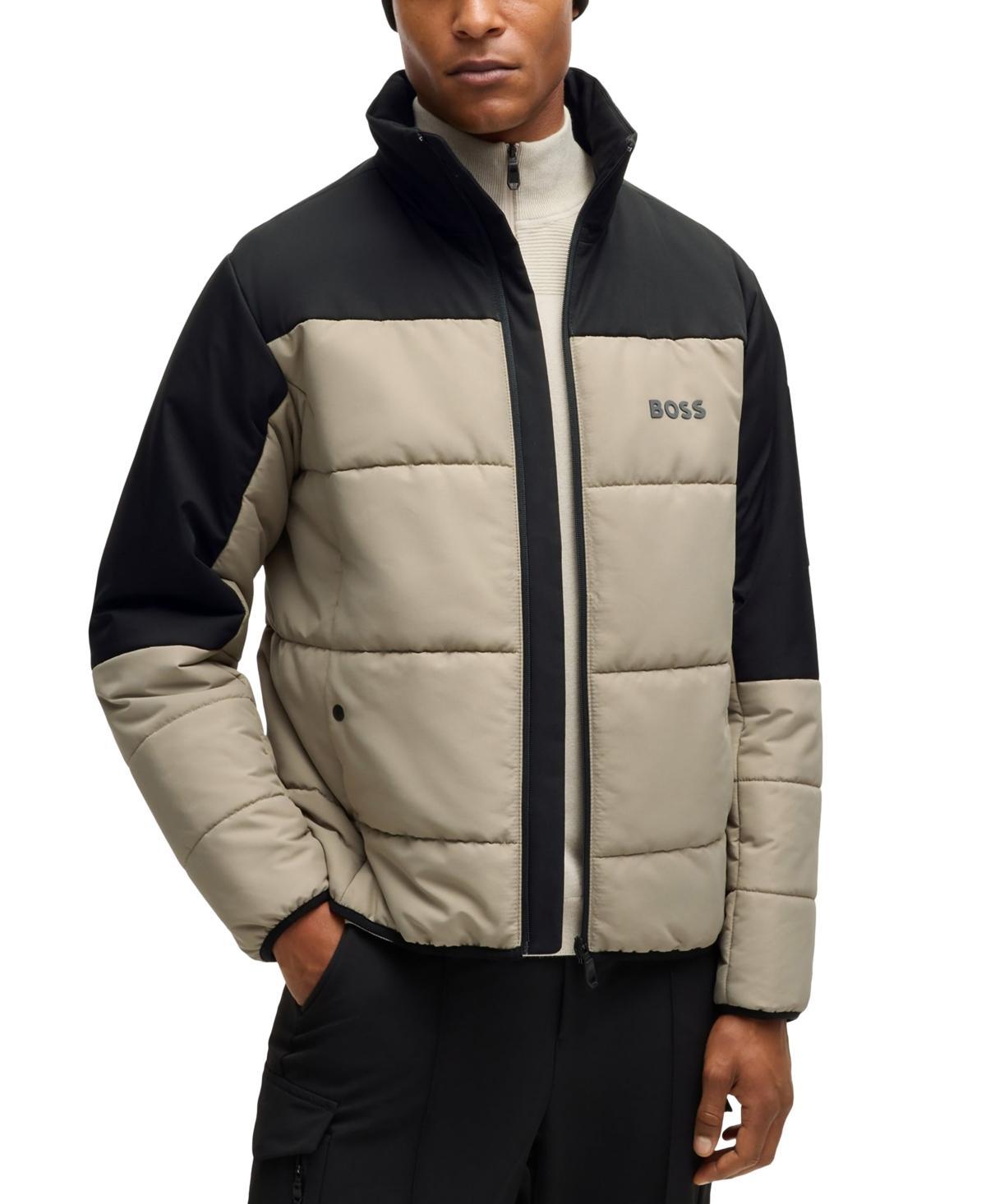 Boss by Hugo Boss Mens Logo Water-Repellent Puffer Jacket Product Image