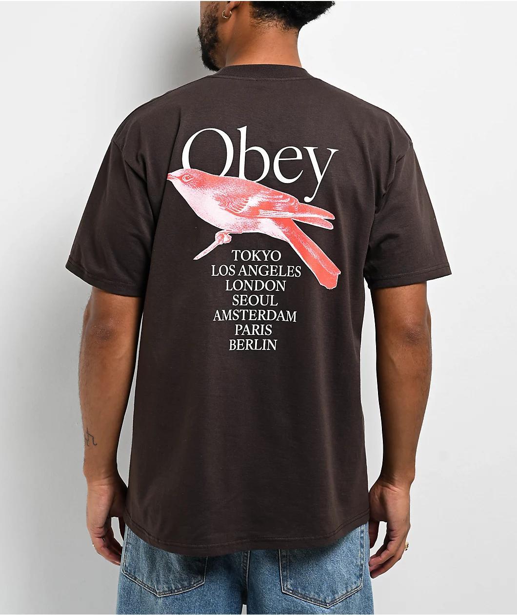 Obey Earliest Delivery Silt T-Shirt Product Image