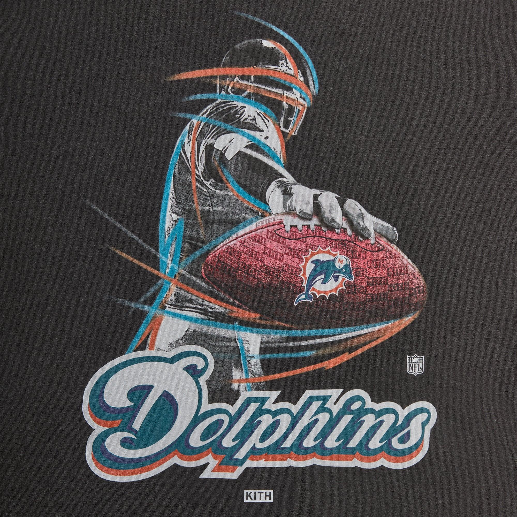 Kith & '47 for the NFL: Dolphins Vintage Tee - Black Male Product Image