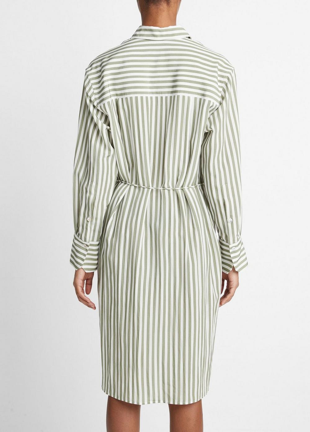 Coastal Stripe Short Shirt Dress Product Image