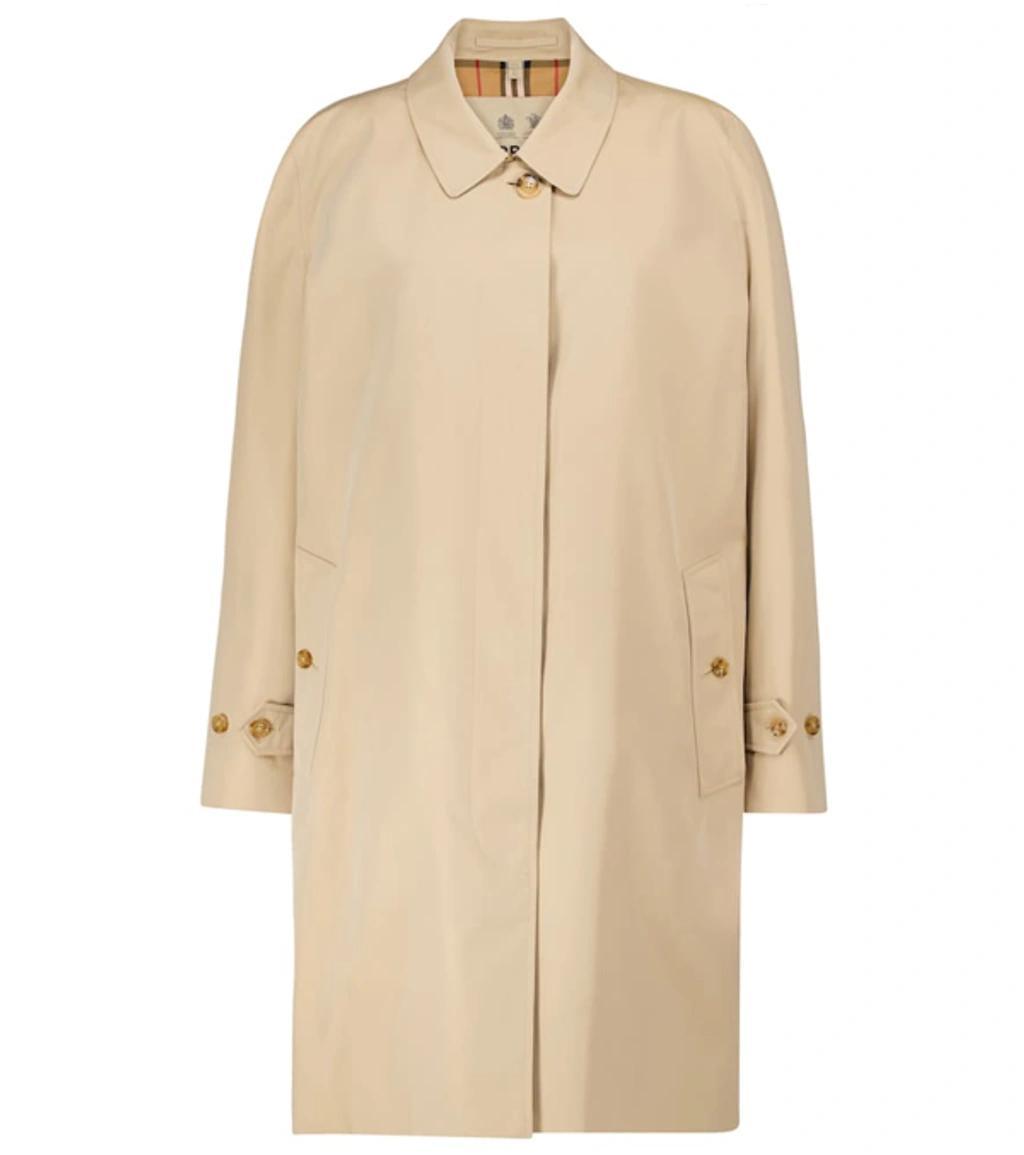 BURBERRY Pimlico Heritage Gabardine Car Coat In Beige product image