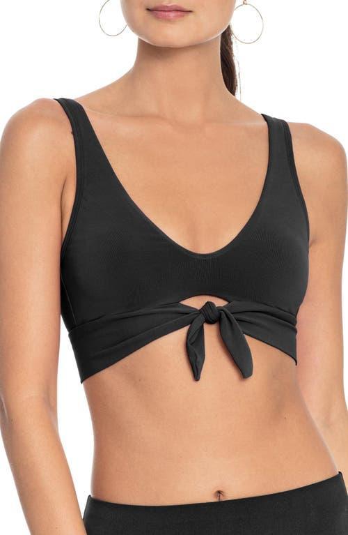 Robin Piccone Ava Knot Front Bikini Top Product Image