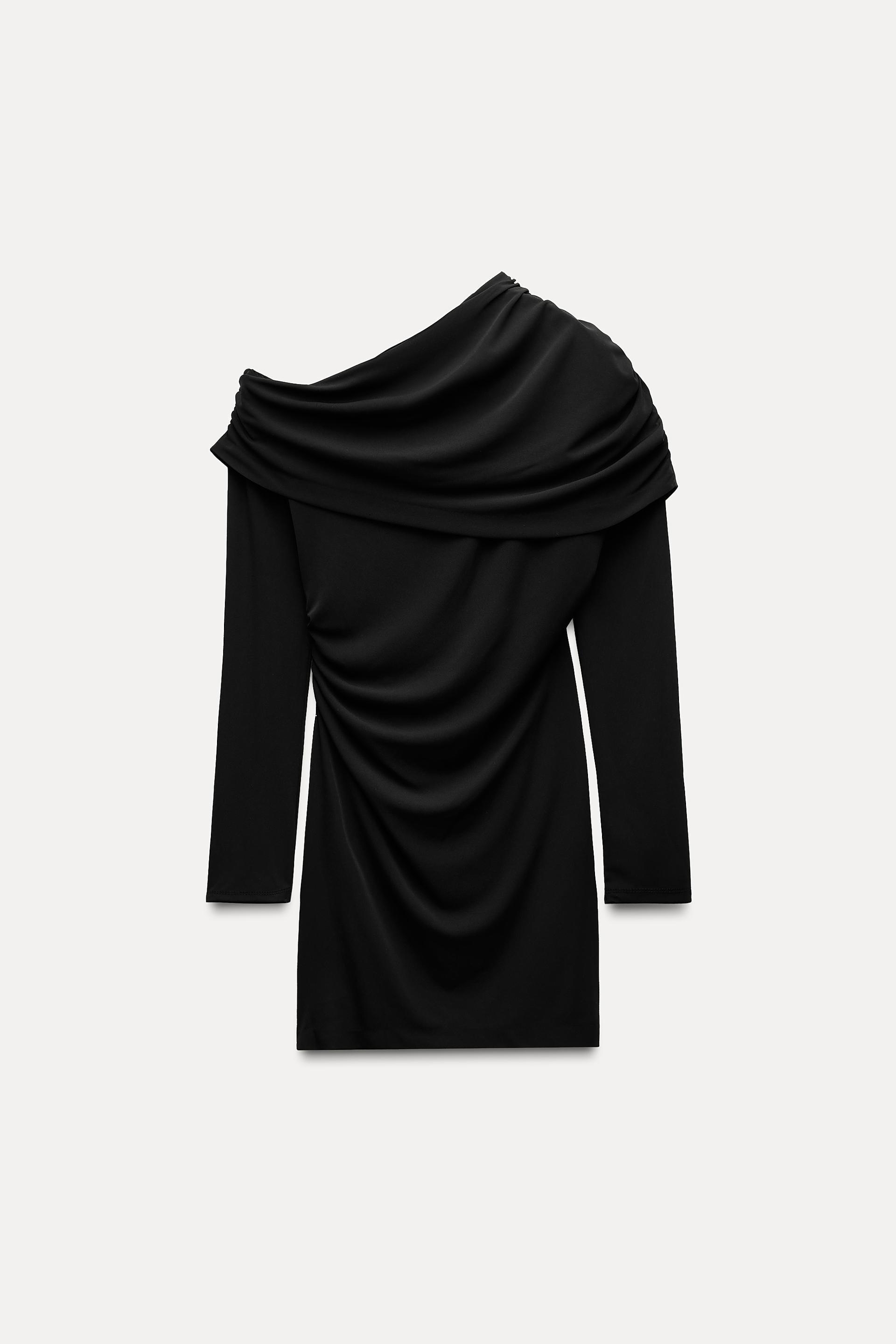 PLEATED ASYMMETRIC DRESS Product Image