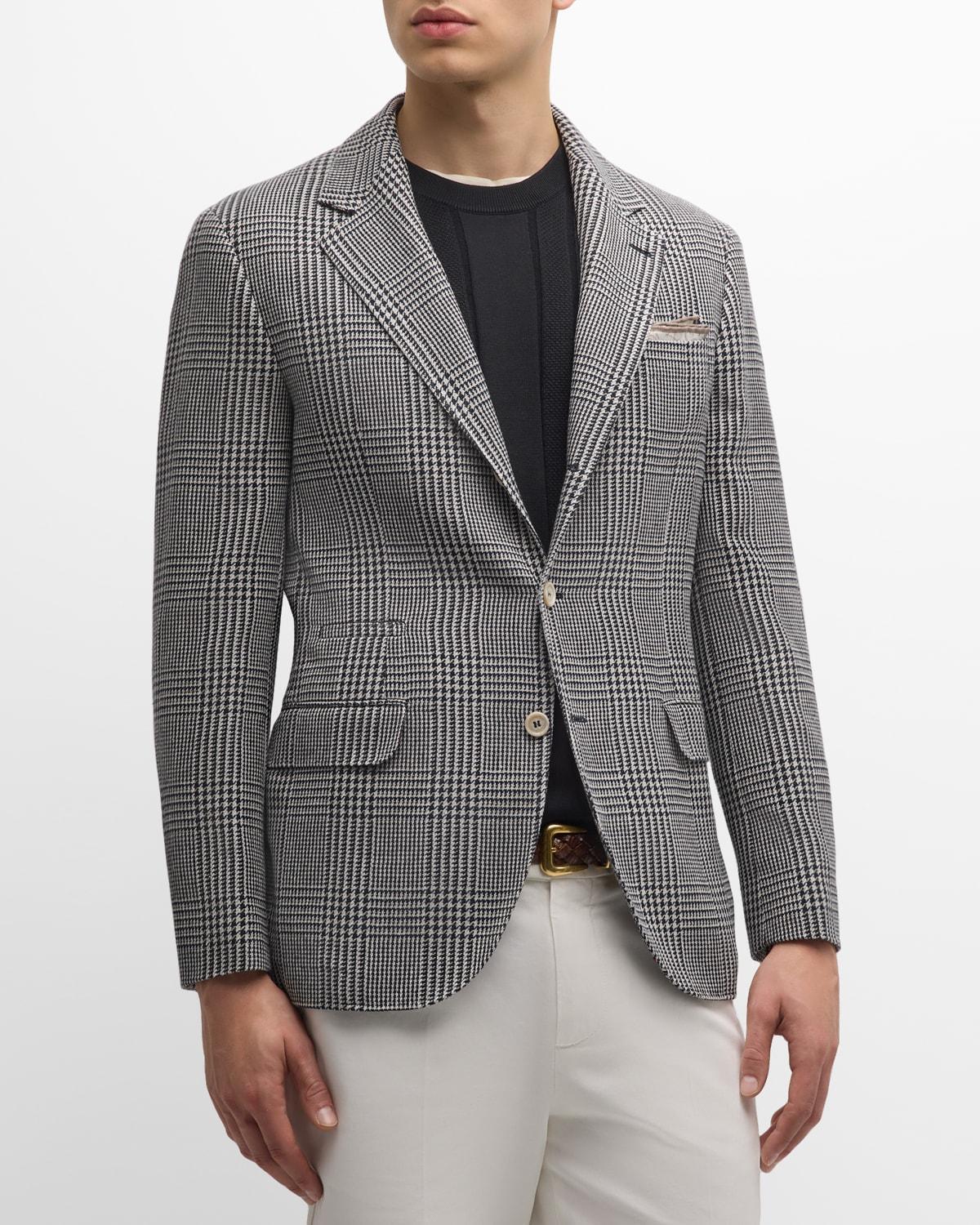 Mens Glen Plaid Two-Button Sport Coat Product Image