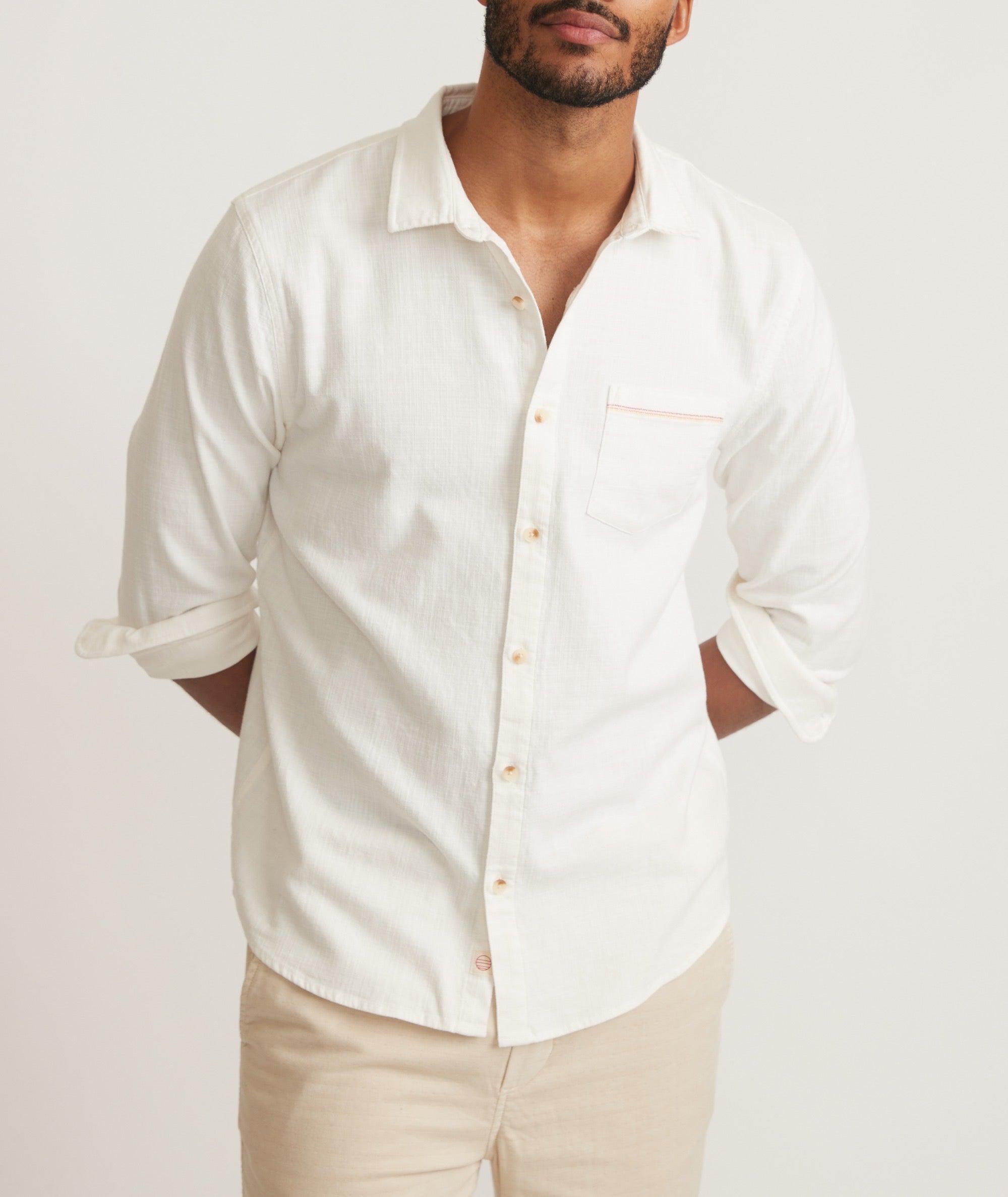 Stretch Selvage Long Sleeve Shirt Product Image