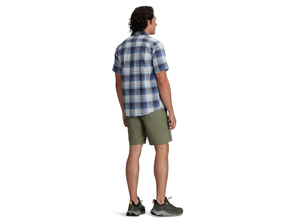 Royal Robbins Redwood Plaid Short Sleeve (Chicory Pismo Plaid) Men's Clothing Product Image