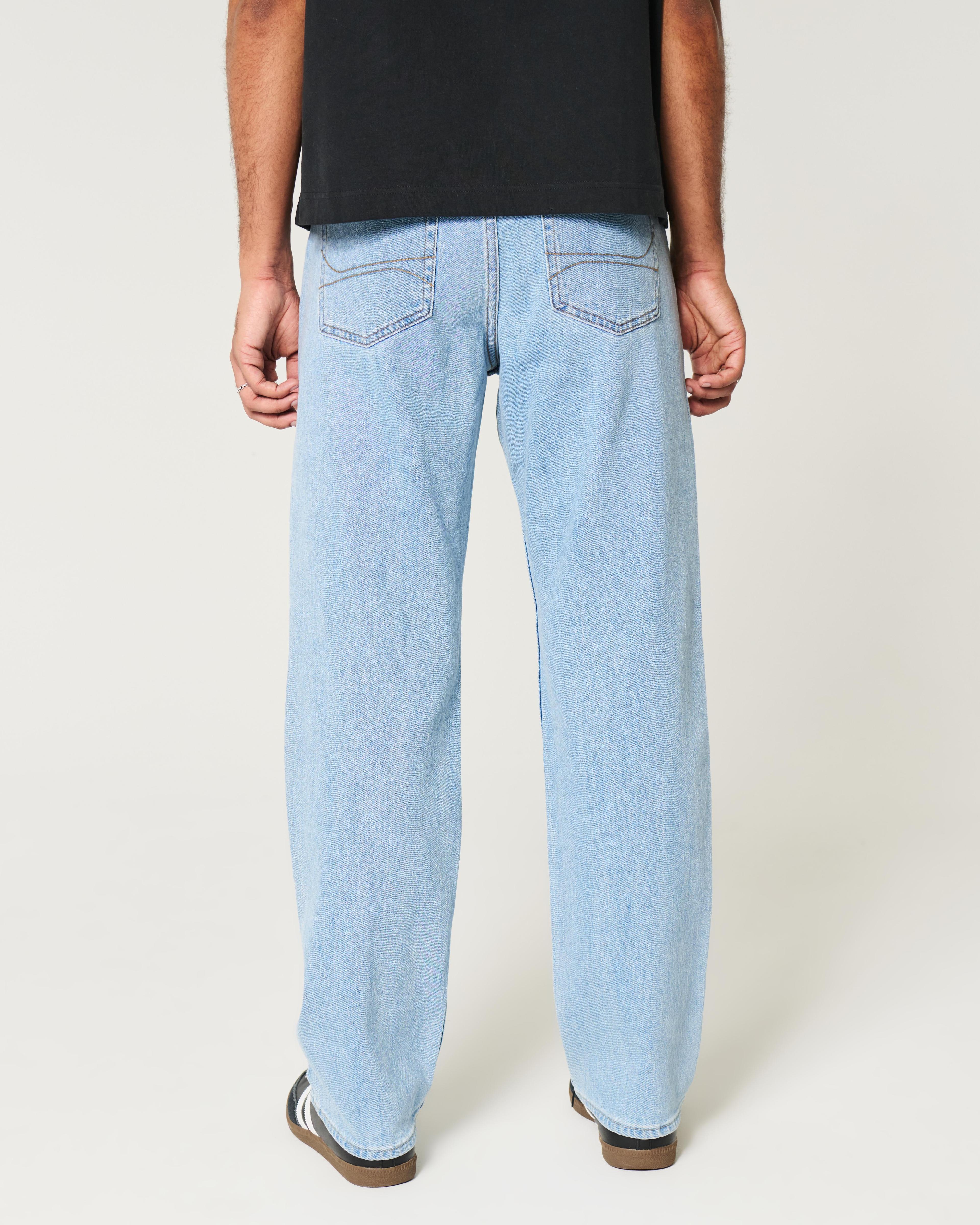 Light Wash Loose Jeans Product Image