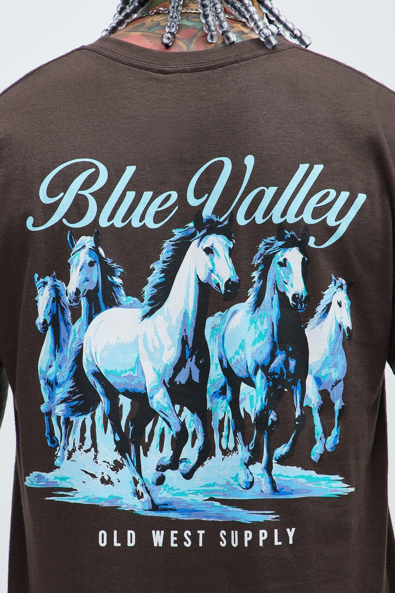 Blue Valley Short Sleeve Tee - Brown Product Image