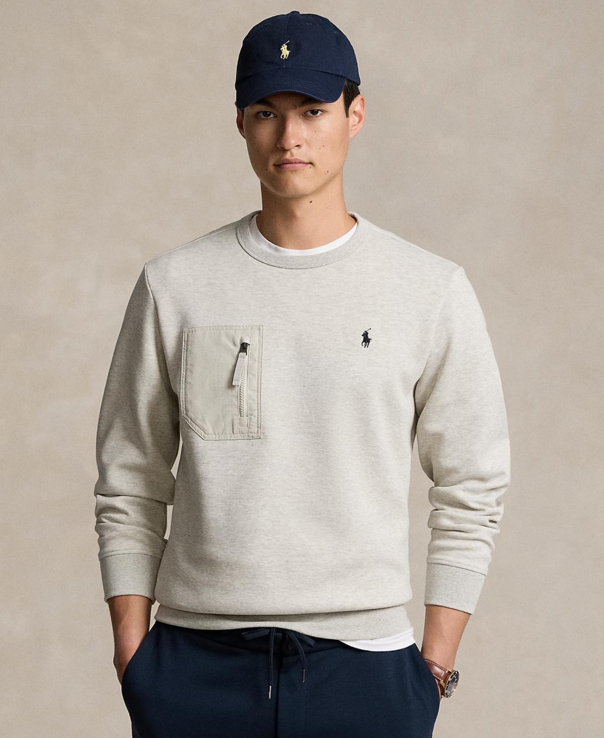 Mens Double-Knit Pocket Sweatshirt Product Image