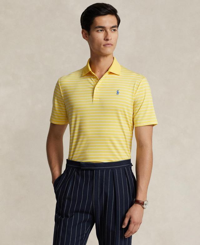 Polo Ralph Lauren Mens Classic-Fit Performance Polo Shirt - Blue Hyacinth/ Product Image