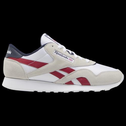 Reebok Classic Leather Nylon - Mens Vector Navy/Ftwr White/Flash Red Product Image