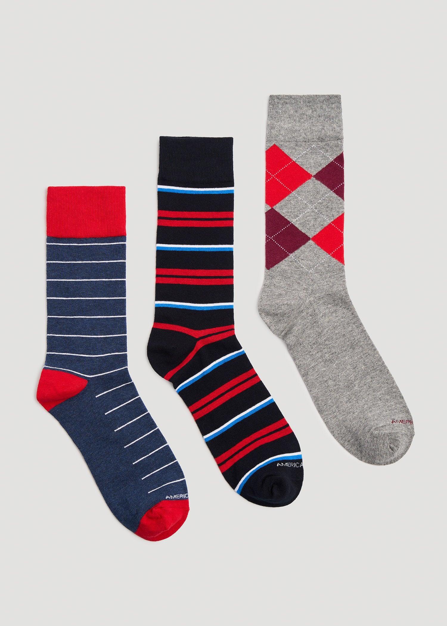 Men's XL Dress Socks (Size 14-17) | 3-Pack D Product Image