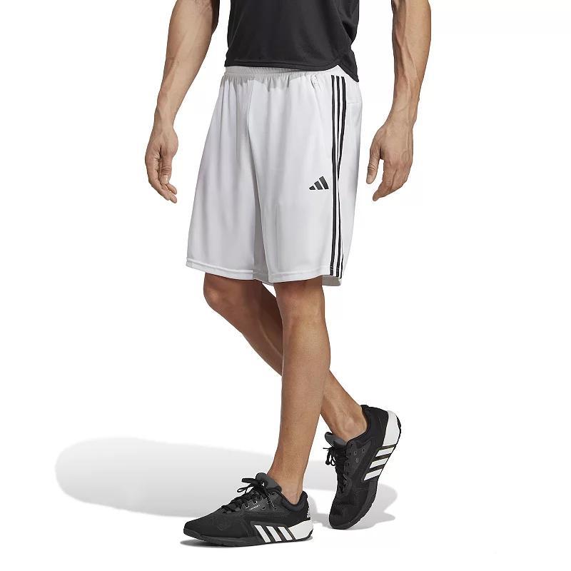 Big & Tall adidas Train Essentials Piqu 3-Stripes Training Shorts, Mens Product Image