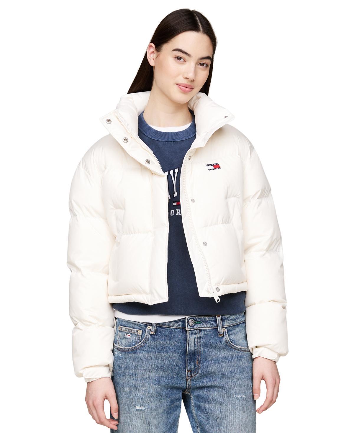 Tommy Jeans Womens Alaska Logo Flag Puffer Coat Product Image