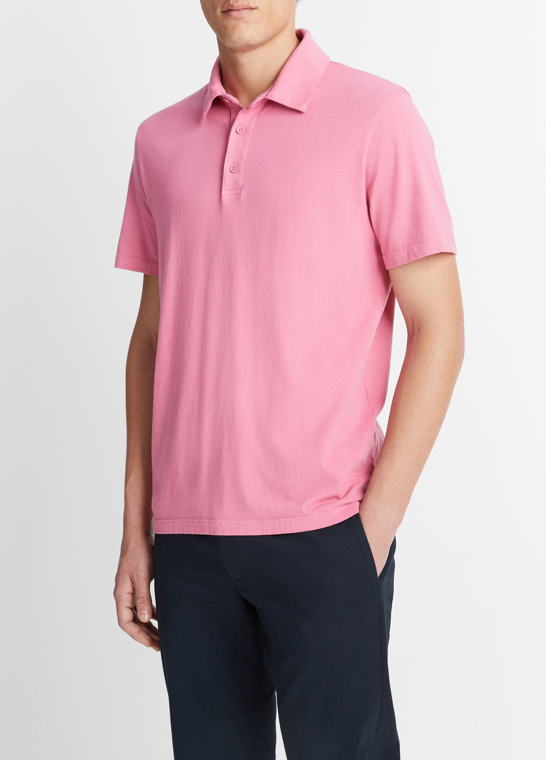 Garment Dye Cotton Polo Shirt Product Image